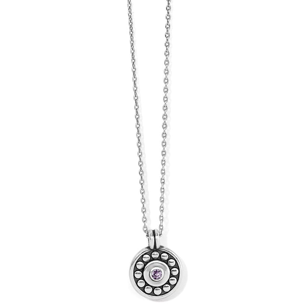 Brighton Pebble Dot Medali Petite Tanzanite Necklace