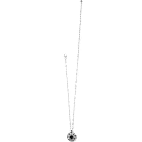Necklace with a pendant on a white background