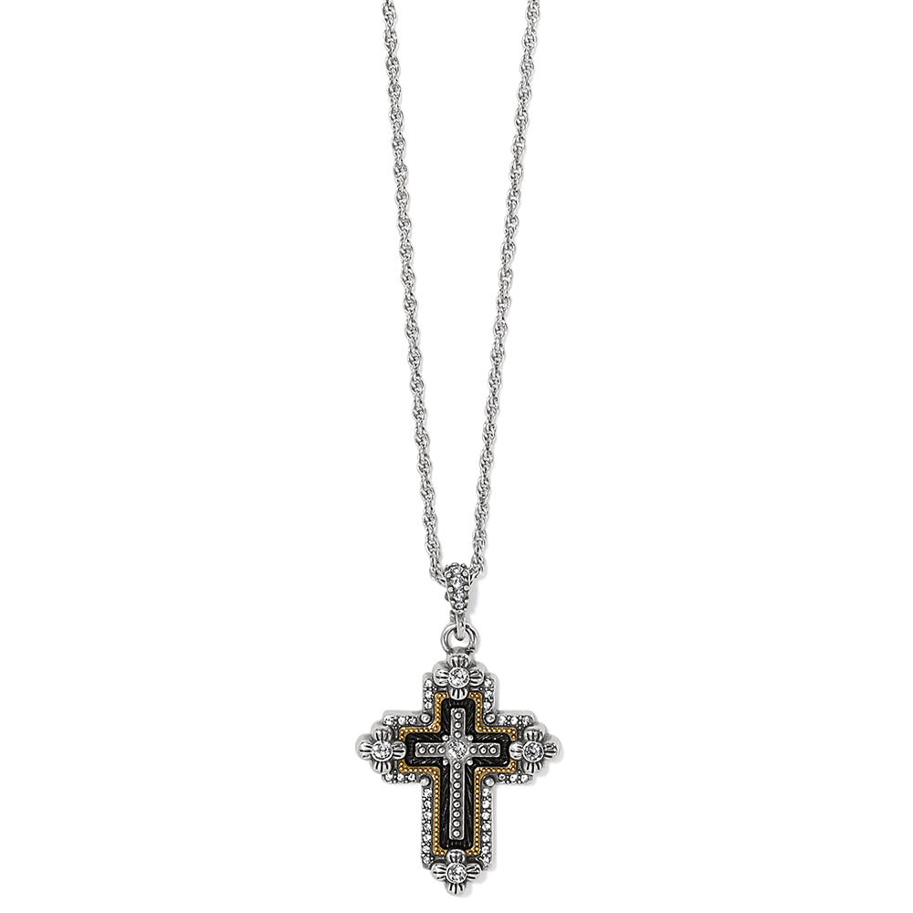 Brighton Protection Glory Cross Necklace