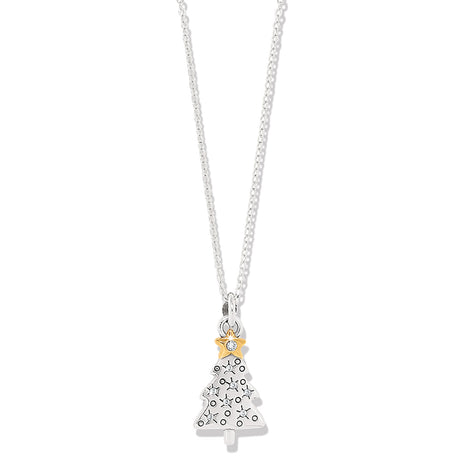 Silver necklace with a unique pendant on a white background