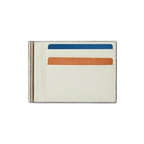 Minimalist wallet with color-blocked design on a white background