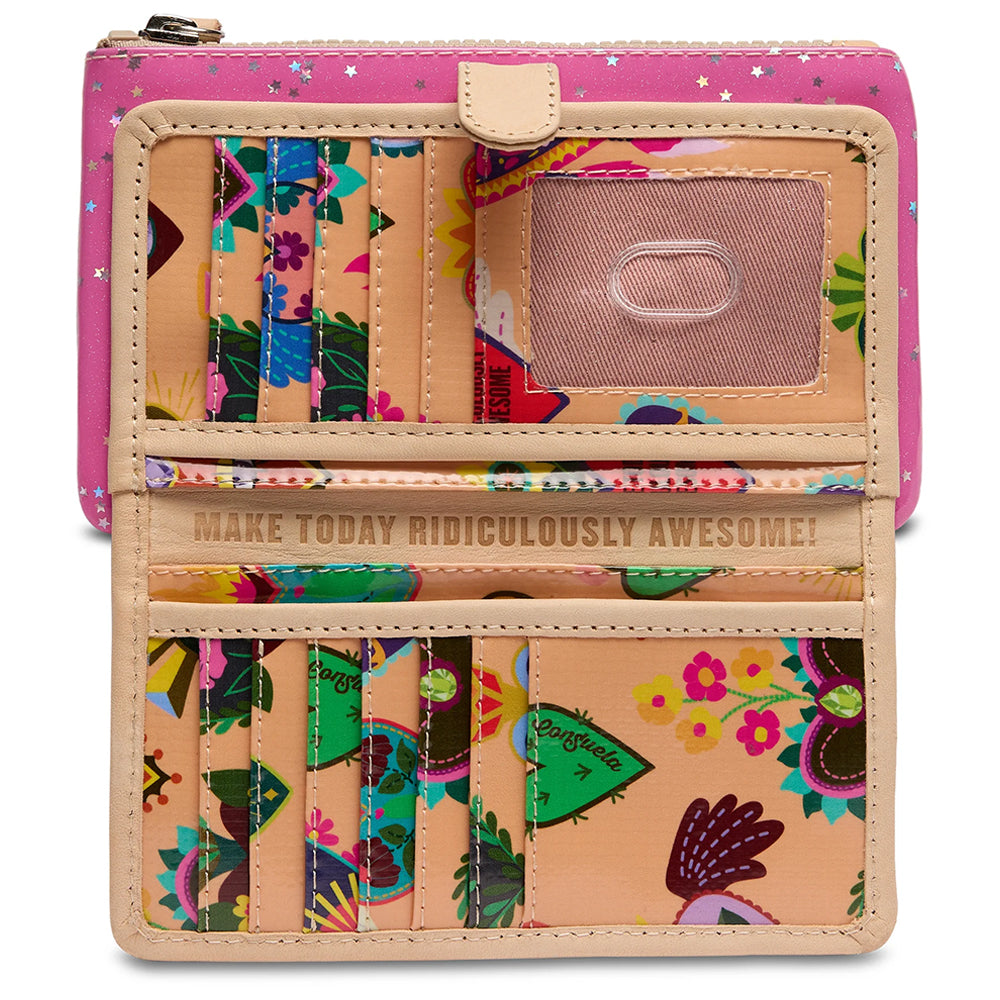 Consuela Slim Wallet Berry