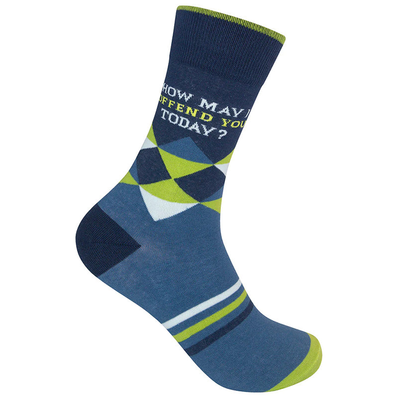 How May I Offend You Today Socks
