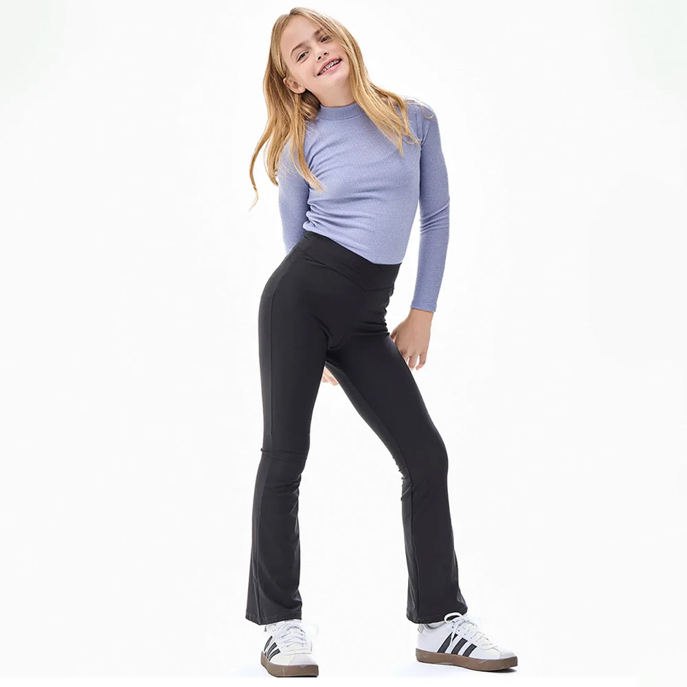 Good Girl Crossover Waist Power Max Flare Pant