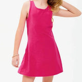 Good Girl Hot Pink Crossover Back Tennis Dress