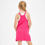 Good Girl Neon Pink Cotton Romper