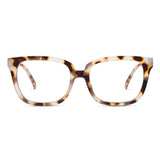 Tortoiseshell glasses on a white background