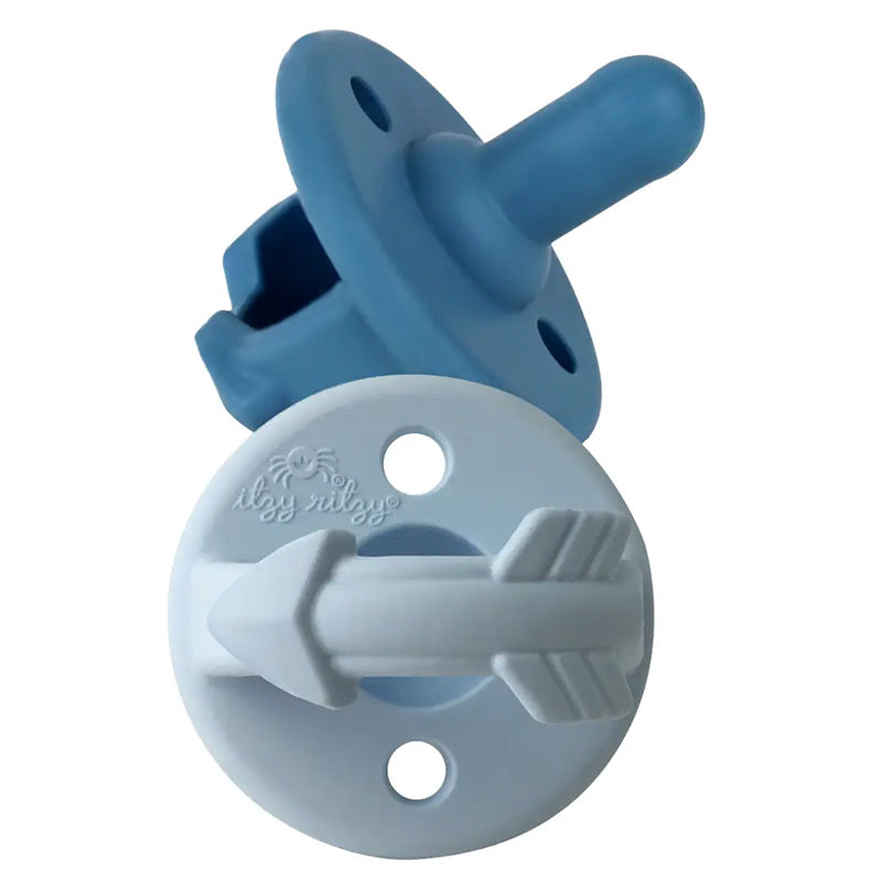 Itzy Ritzy Sweetie Soothers Blue Arrows Pacifiers