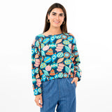 Ivy Jane Navy Retro Christmas Sweater