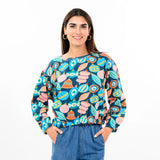 Ivy Jane Navy Retro Christmas Sweater