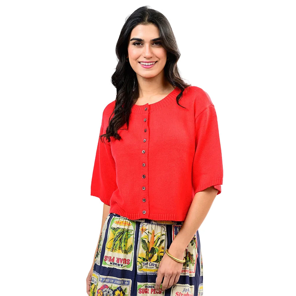Ivy Jane Red Cardigan
