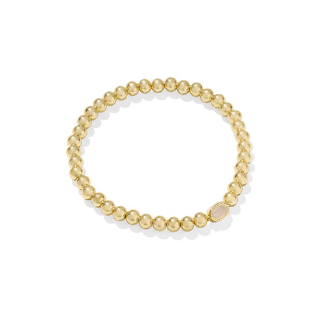 Gold iridescent stretchy bracelet