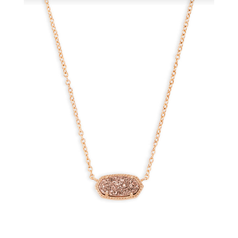 Kendra Scott Elisa Rose Gold Drusy