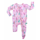 Lev Baby Ariella Ruffled Zip Footie