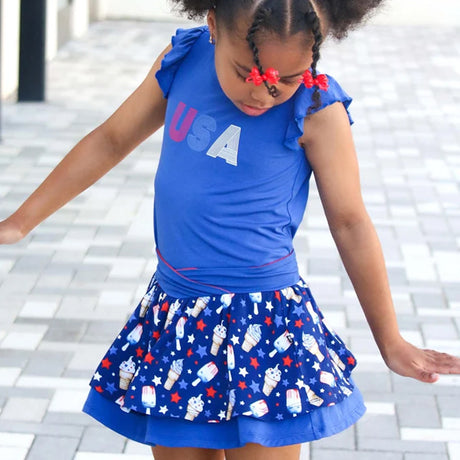 Lev Baby Franklin Double Layer Skirt