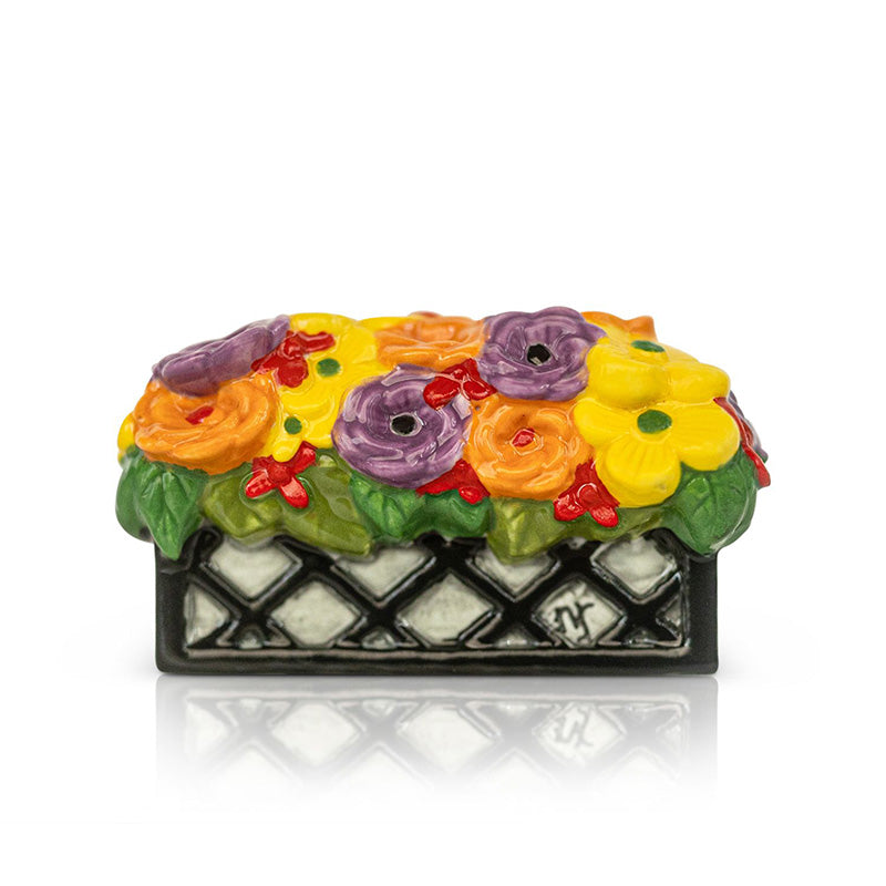 Nora Fleming Love Blooms Here Window Box
