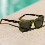 Peepers Harbor Polarized Sunglasses Green/Tortoise
