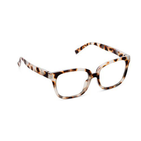 Tortoiseshell glasses on a white background