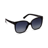 black sunglasses on white background
