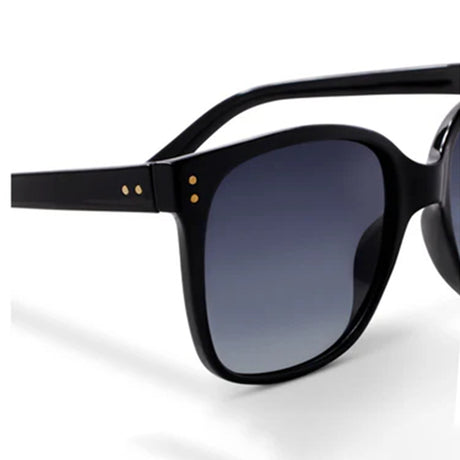 black sunglasses on white background