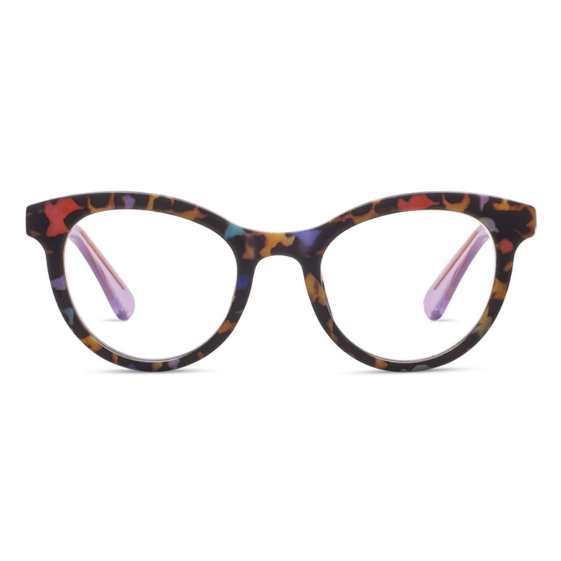 Peepers Tribeca Peepfetti Tortoise Purple Reading Glasses