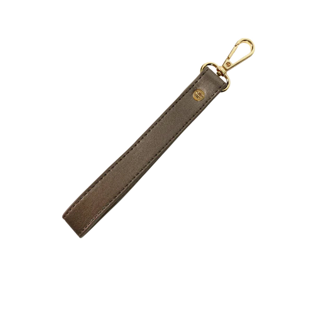 PurseN Wristlet Strap Bronze on white background