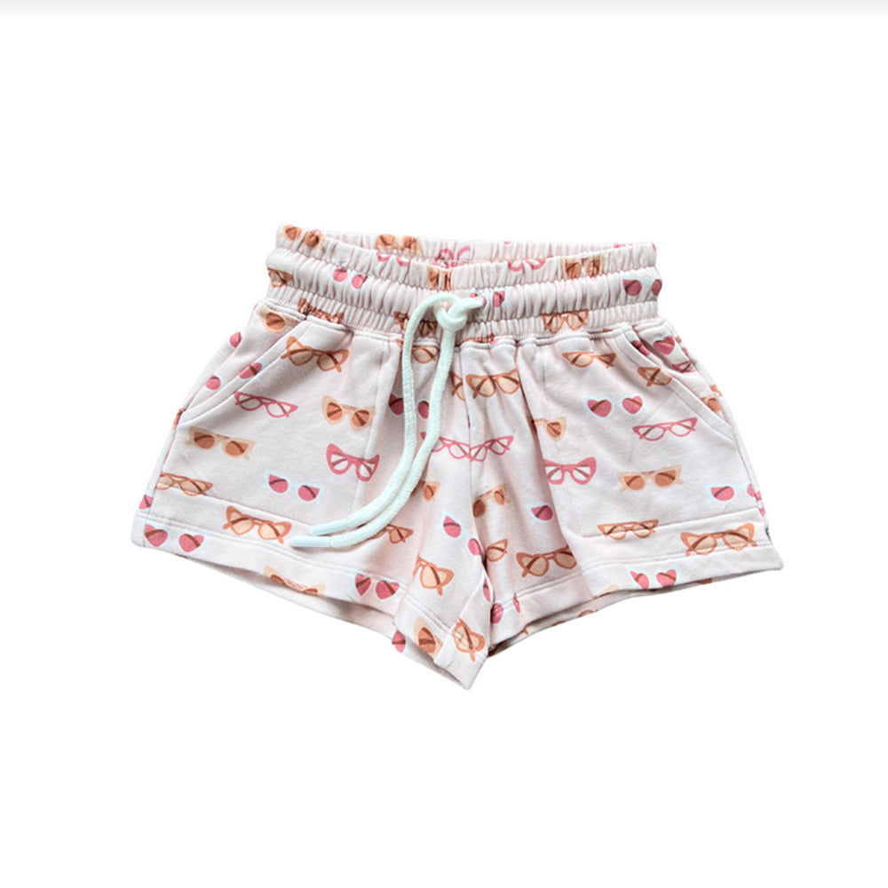 Kids retro shade sweat shorts