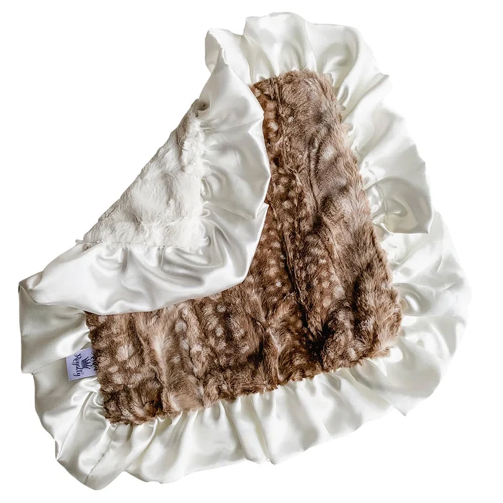 Rockin' Royalty Fawn Ivory Ruffled Lovie