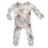 Rockin' Royalty Floral Dream Footie