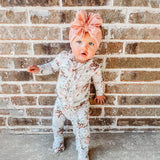 Rockin' Royalty Floral Dream Footie