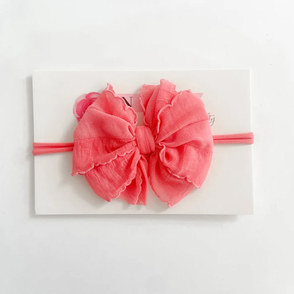 Rockin' Royalty Mini Headband Pink Grapefruit