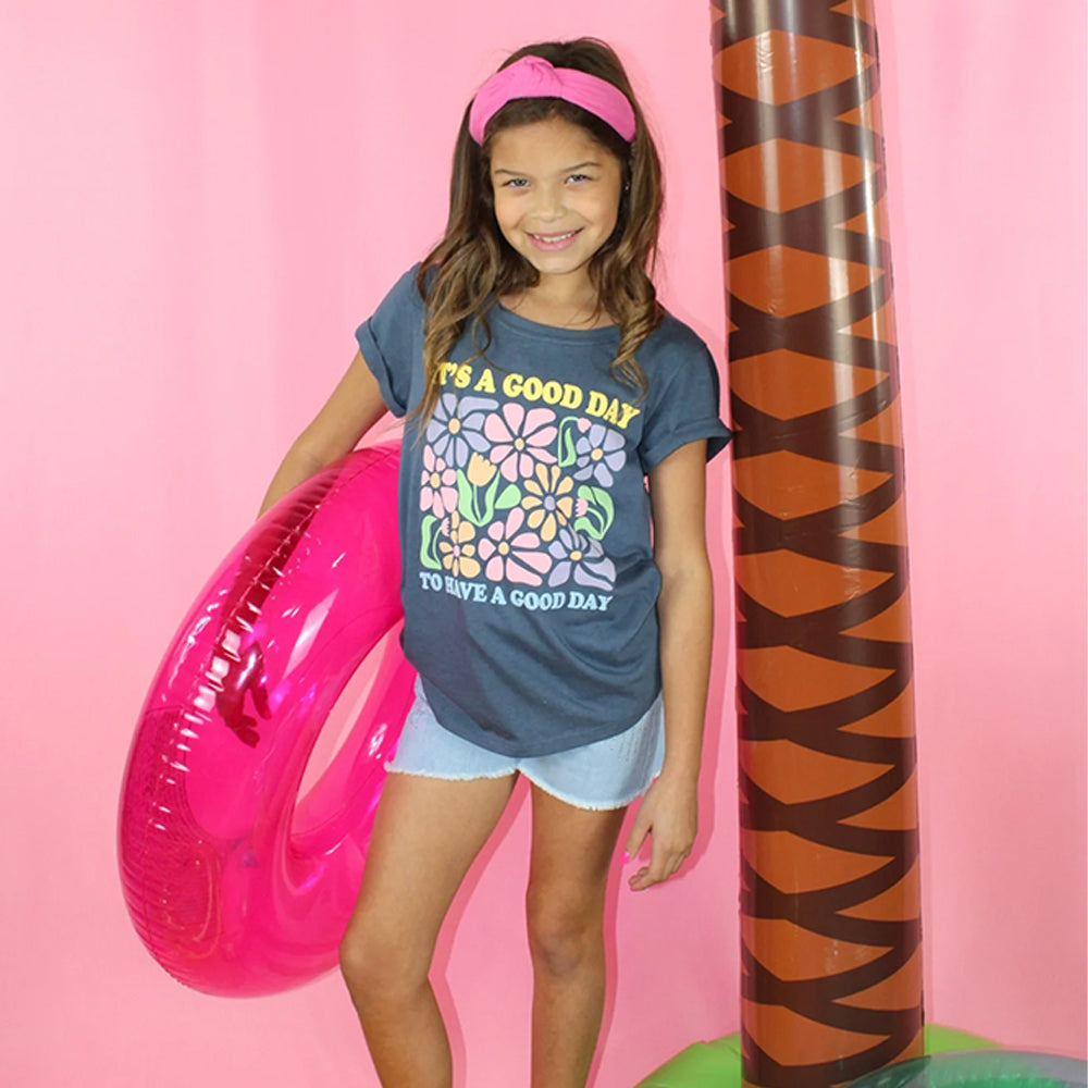 Sweet Soul Its A Good Day Puff Paint Tee