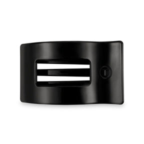 Black hair clip on a white background