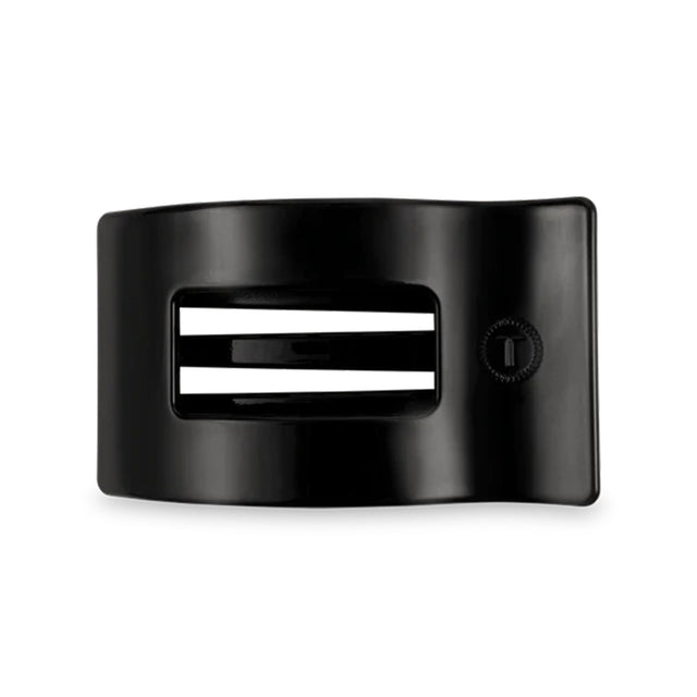 Black hair clip on a white background