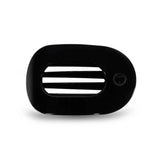 Black hair clip on a white background