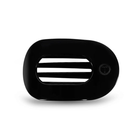Black hair clip on a white background