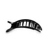 Black hair clip on a white background
