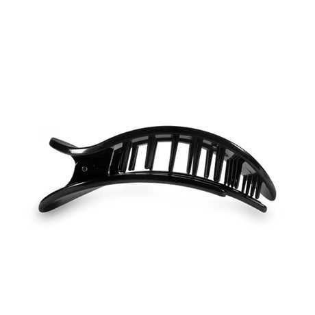 Black hair clip on a white background