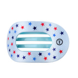 Hair clip with star pattern on a white background
