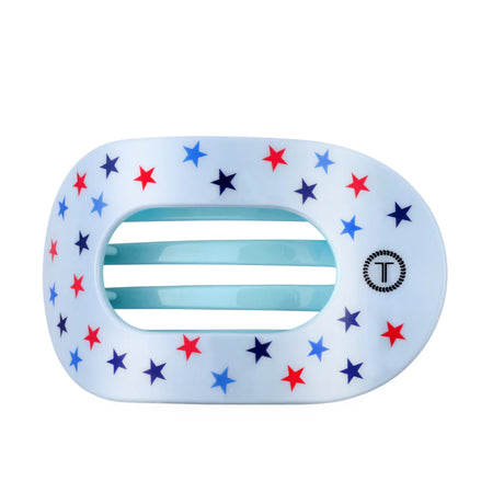 Hair clip with star pattern on a white background