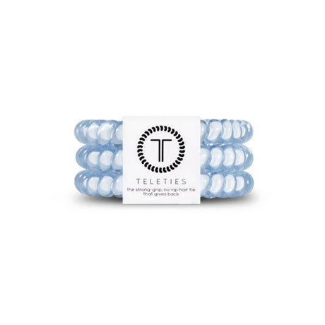Teleties Washed Denim Hair Ties