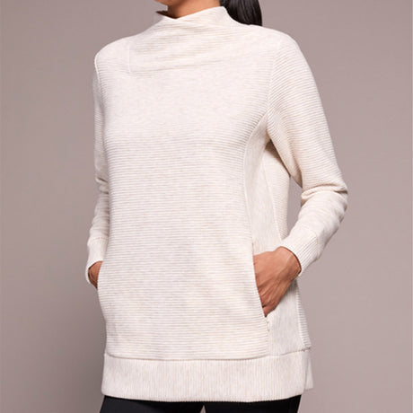 Tribal Clothing Co Long Sleeve Tunic W/Invisible Pockets-Sandstone