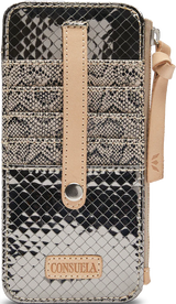 Consuela Kyle Card Organizer (slim card case/ metallic silver)