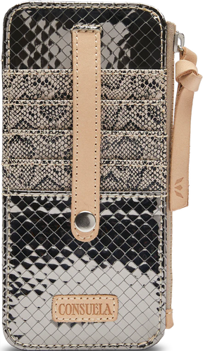 Consuela Kyle Card Organizer (slim card case/ metallic silver)